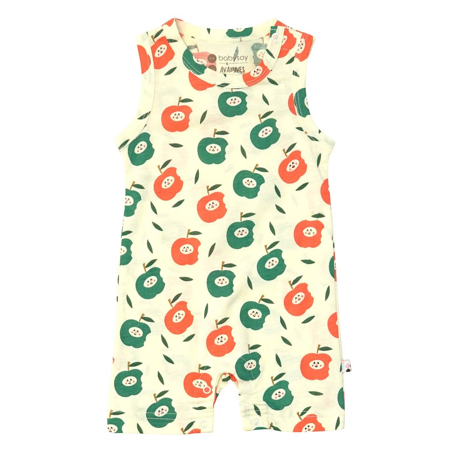 Babysoy Pattern Prints Tank Romper