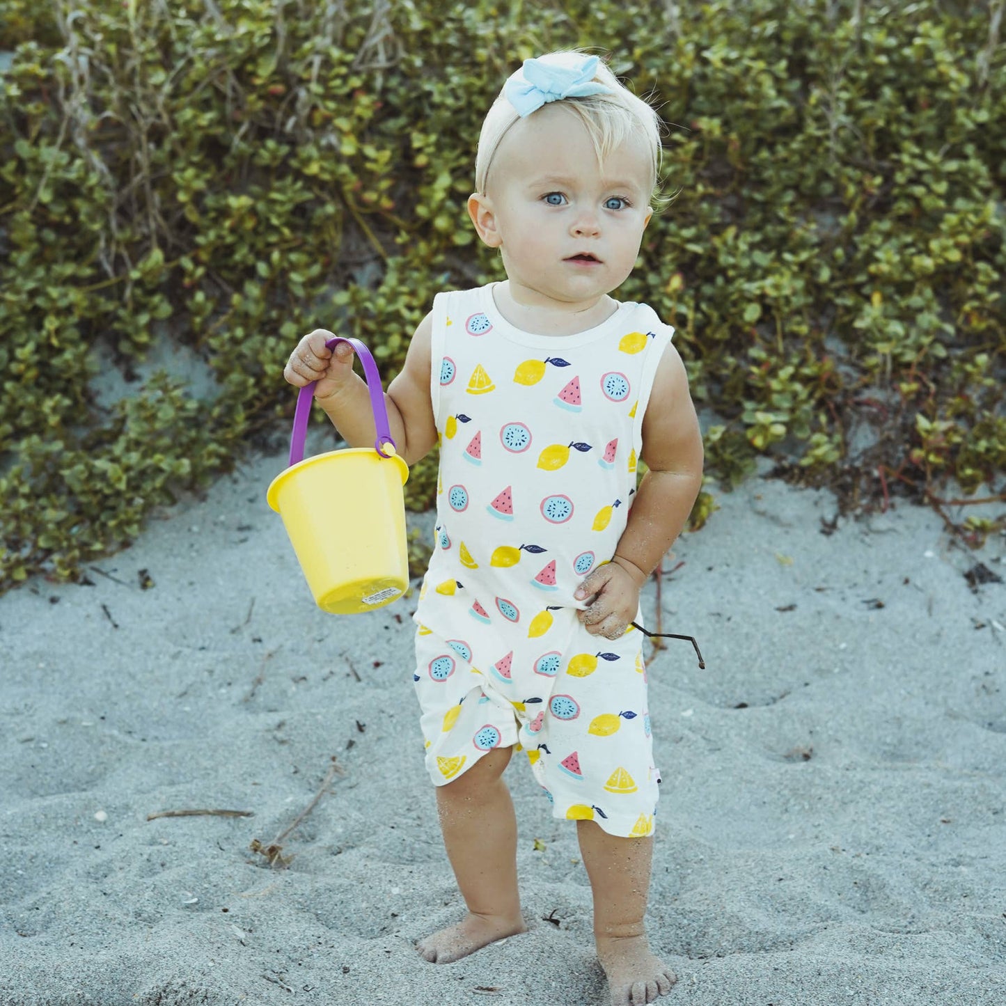 Babysoy Pattern Prints Tank Romper